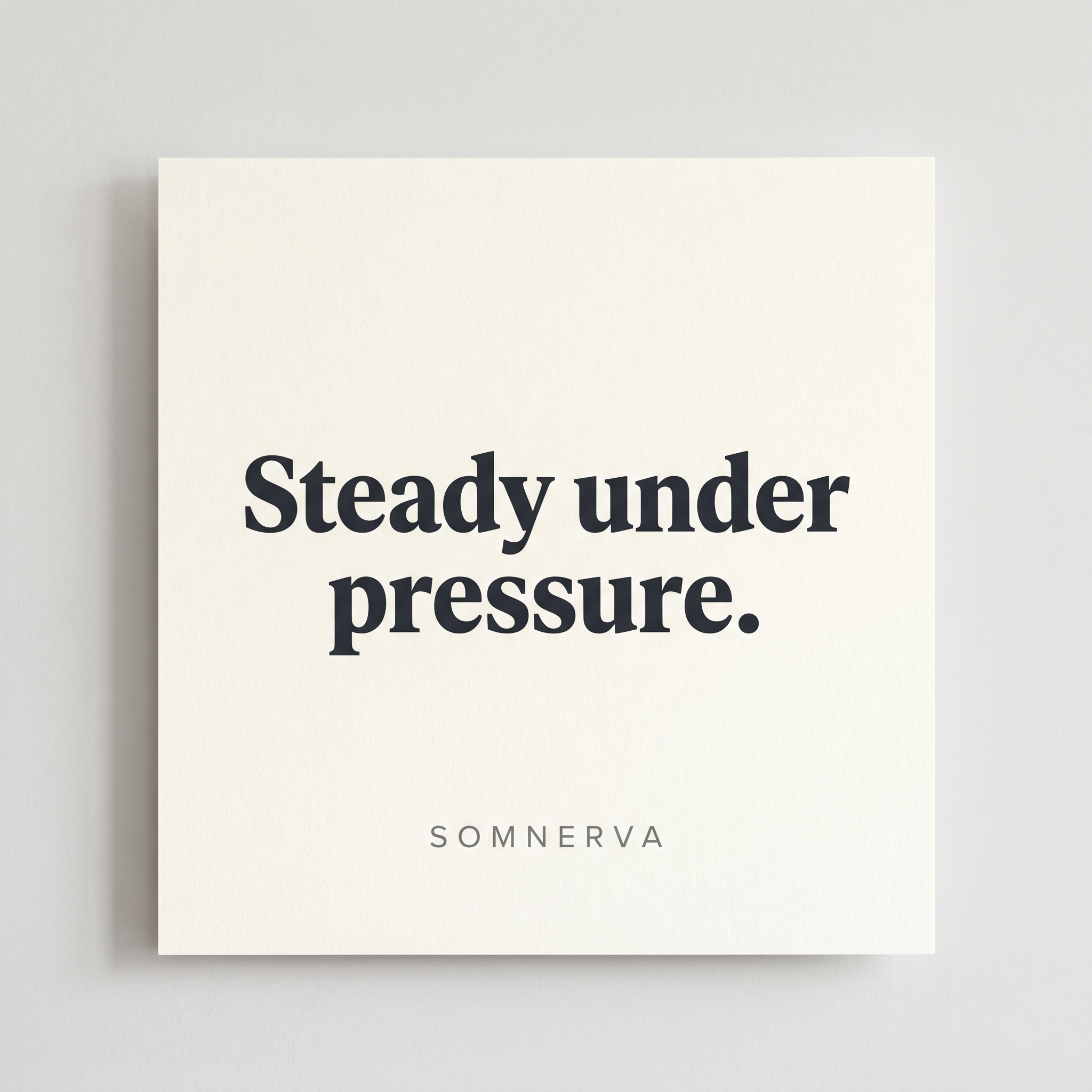 Regulate — Steady State